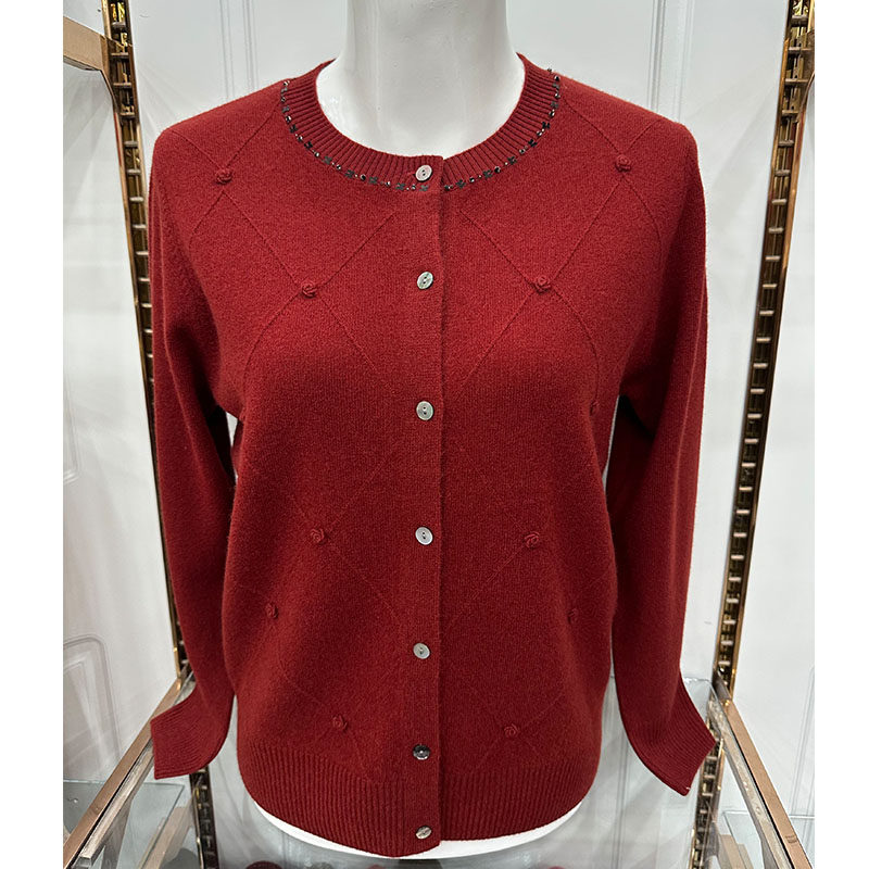 针织外搭开衫女妈妈秋装外套2025新款毛衣秋菊雪豹羊毛衫春秋上衣,女装/女士精品,毛针织衫,淘宝优惠券,粉丝福利购,淘宝优惠卷