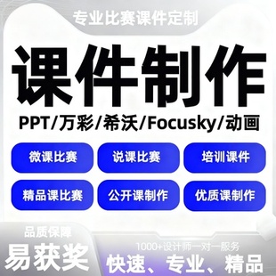 教学设计作业布置教学课件定制精品单元课公开课动画制作逐字稿