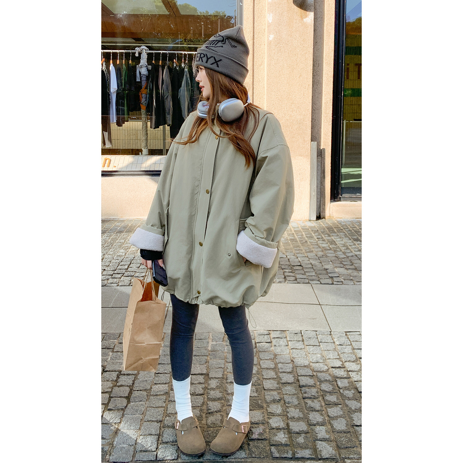 82408大量现货羊羔毛外套P185K268,女装棉衣/棉服,浙宝108