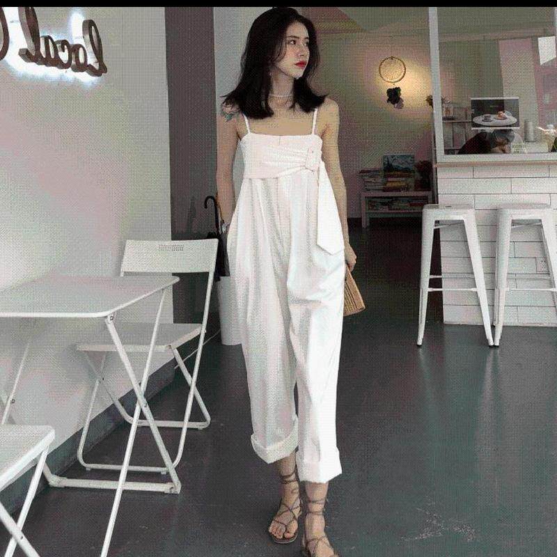 summer new pattern Women's wear tender Paige Easy Show thin student Versatile camisole Jumpsuits leisure time straps Wide leg pantsin the Women's clothing/Boutique , Pants , Casual pants  category - from Buy2taobao.com to provide professional Taobao agent buy service