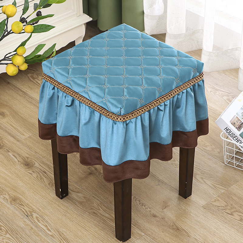 换鞋凳子套罩化妆凳套钢琴凳套