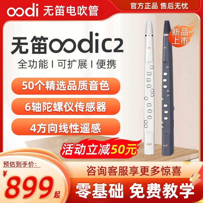 无笛C2电子吹管官方正品初学入门笛子专业乐器中老年萨克斯现货