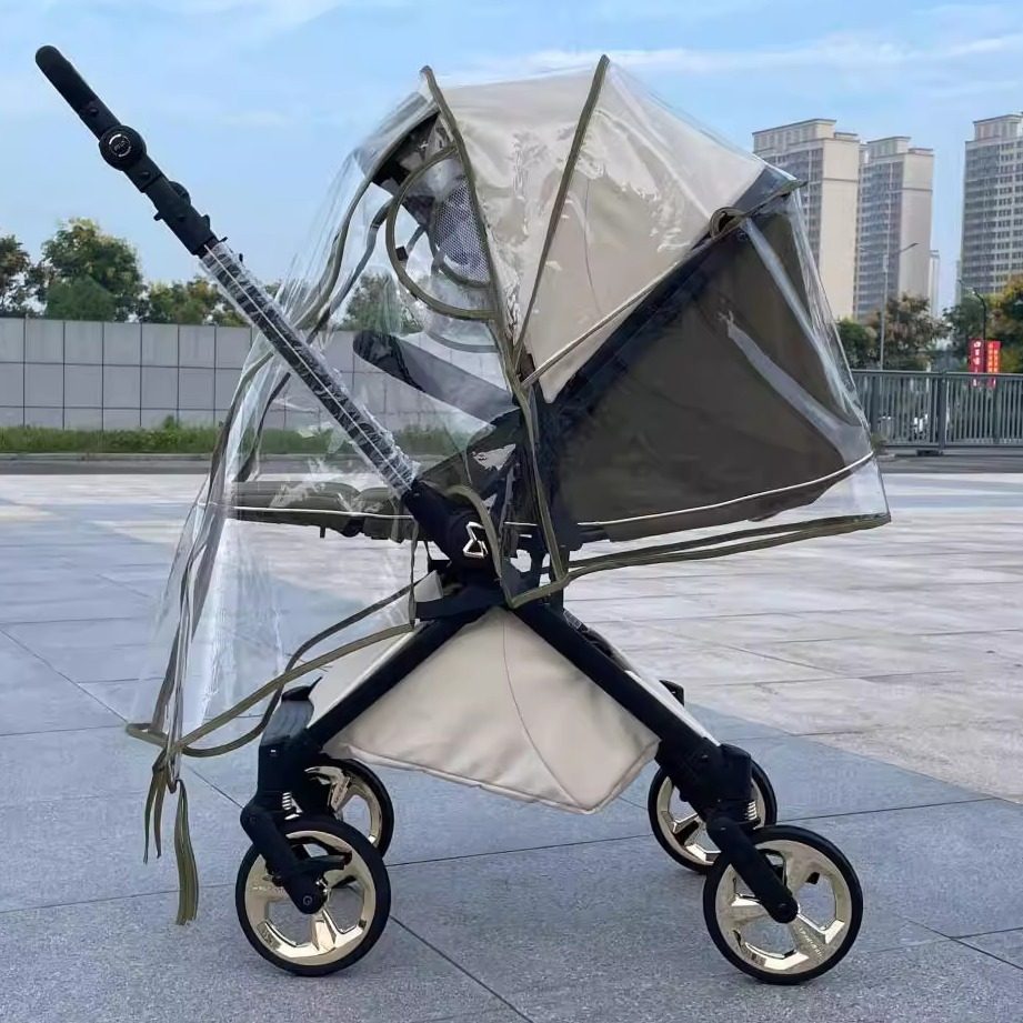 适配罗马假日婴儿车挡风罩遮雨棚
