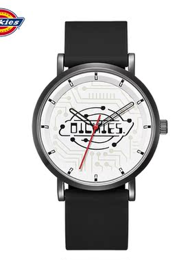 Dickies/帝客手表男士运动腕表时尚硅胶男女情侣款石英表CL-411