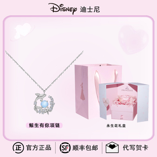 迪士尼轻奢配饰女款 可爱高级感小众项链锁骨链生日礼物温柔大气