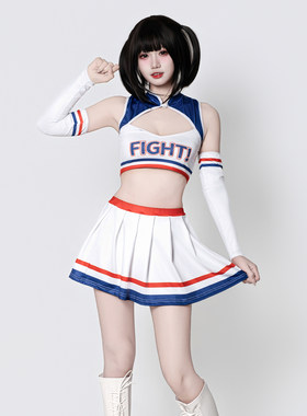 SENMHS原创性感啦啦队短裙服cos