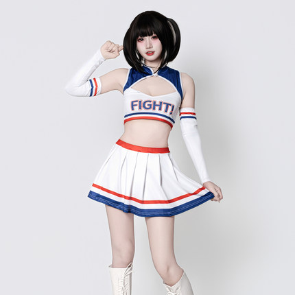 SENMHS原创性感世界杯啦啦队短裙套装cos角色扮演服私房写真