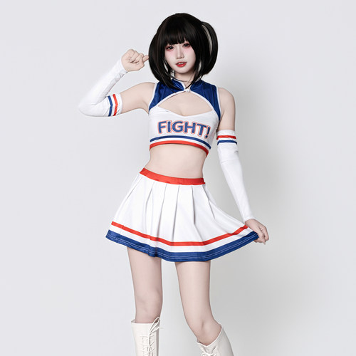 SENMHS原创性感啦啦队短裙服cos
