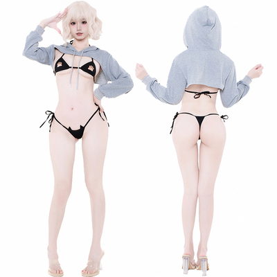 SENMHS性感卫衣比基尼cosplay
