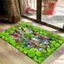 3D sàn mat cửa mat cửa ra vào thảm cửa phòng tắm phòng tắm nhà vệ sinh thấm nhà bếp chống trượt mat - Thảm sàn tấm xốp lót sàn
