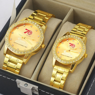 沙金全自动机芯情侣手表瑞士正品 非机械表 男防水夜光送礼潮流时尚