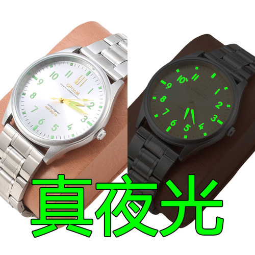 夜光自动情侣机械表大数字男气质腕表女时尚原厂国潮轻奢手表百搭