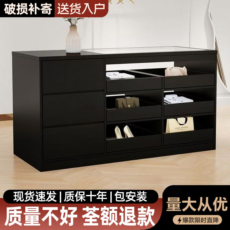 服装店中岛柜流水台展示台边柜