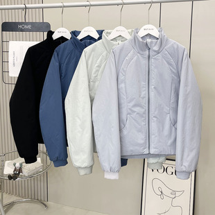 不入后悔~立领拉链保暖棉服外套女秋冬百搭气质宽松瑜伽运动棉衣