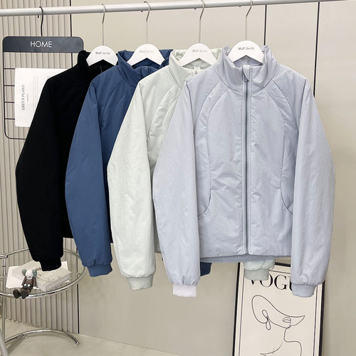 不入后悔~立领拉链保暖棉服外套女秋冬百搭气质宽松瑜伽运动棉衣