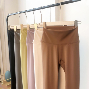 太美lu~legging裸感瑜伽裤女 无尴尬线高腰提臀外穿贴身秋冬健身