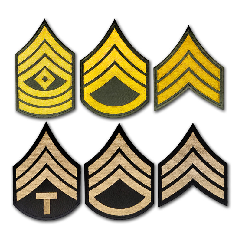U S ARMY美国COS军迷等级章臂章刺绣魔术贴士气章战术背包贴补丁_虎窝淘