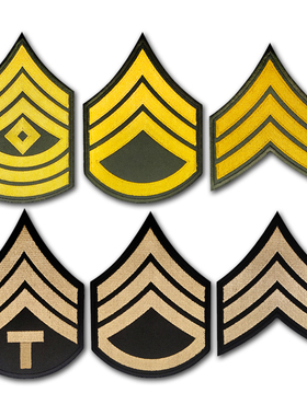 U S ARMY美国COS军迷等级章臂章刺绣魔术贴士气章战术背包贴补丁