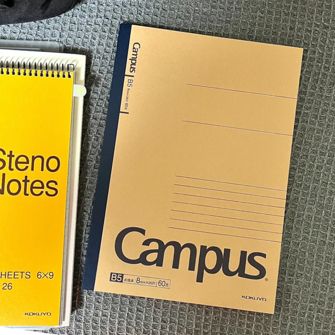 日本KOKUYO国誉笔记本campus无线装订本牛皮纸封面胶装学生用复古