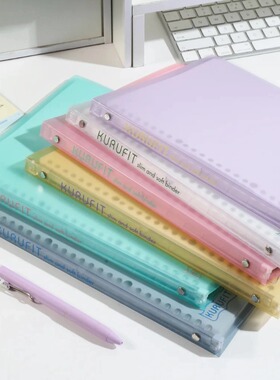 满乐文活页笔记本KURUFIT柔软记事本可换替芯轻薄便携F020学生用