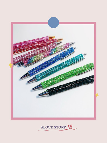 ss blingbling满钻圆珠笔