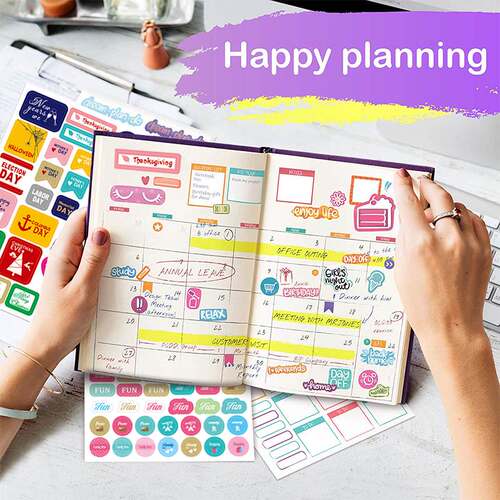 Planner Stickers for Diary Bullet Journal Accessories Sticke