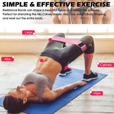 Hip Yoga Resistance bands Fitness band Exercise equipment 20