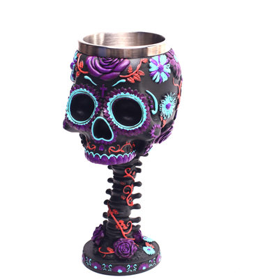 Wine Glass Skull Resin Texture Ghost Head Wine Glass鬼头酒杯