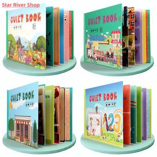 Montessori Paste Quiet Book Children Toy My First Busy Book