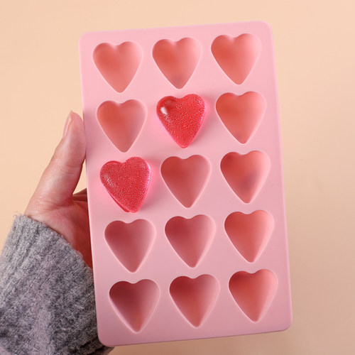 立体手工爱心巧克力糖果硅胶模具