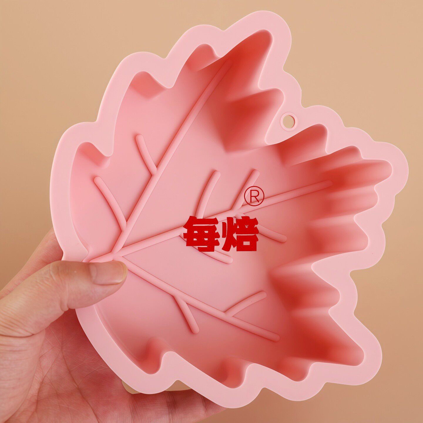 大号树叶烤蛋糕蒸糕椰汁千层马蹄糕大果冻白凉粉冰块硅胶模具不粘