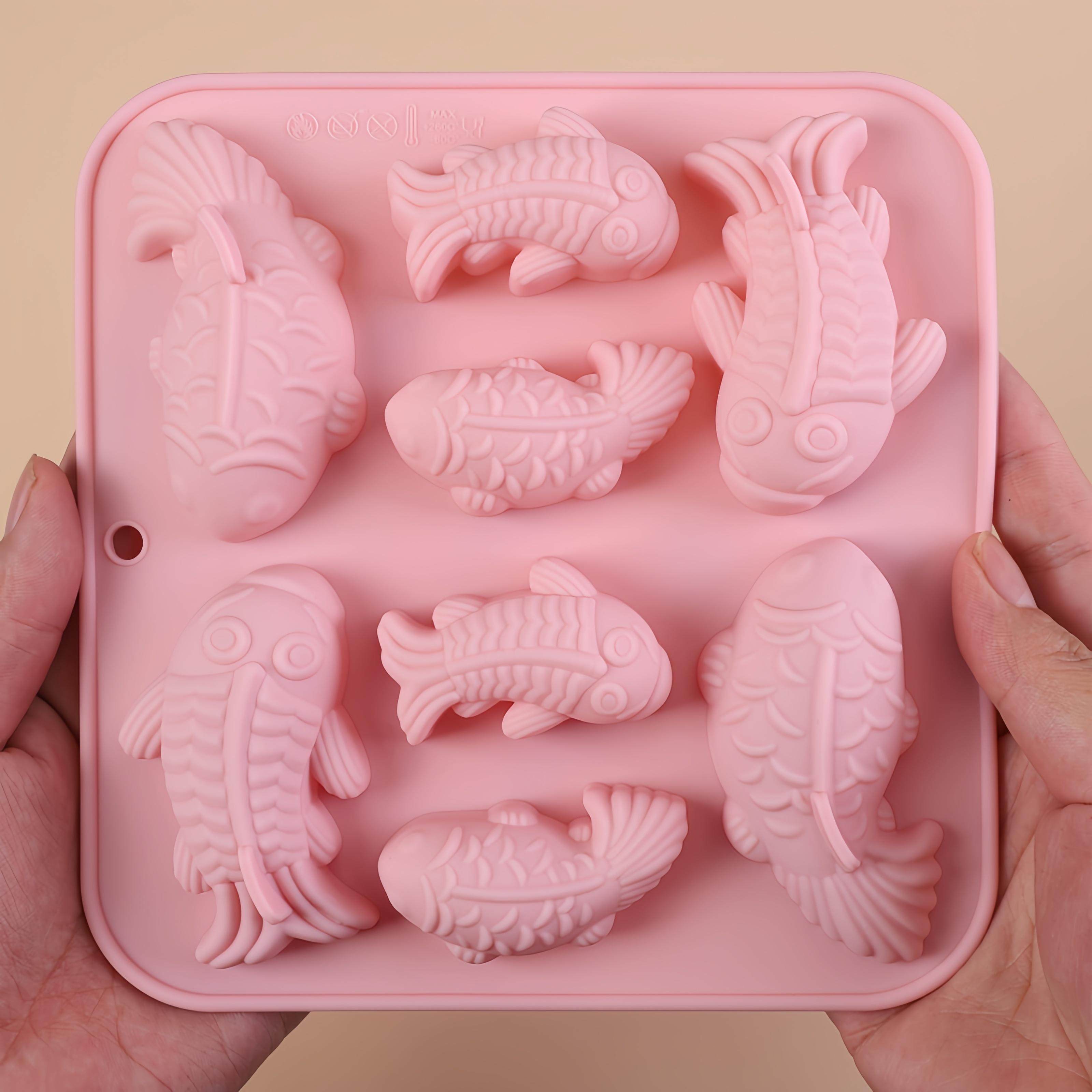 食品级硅胶米糕蒸糕布丁模鱼锦鲤