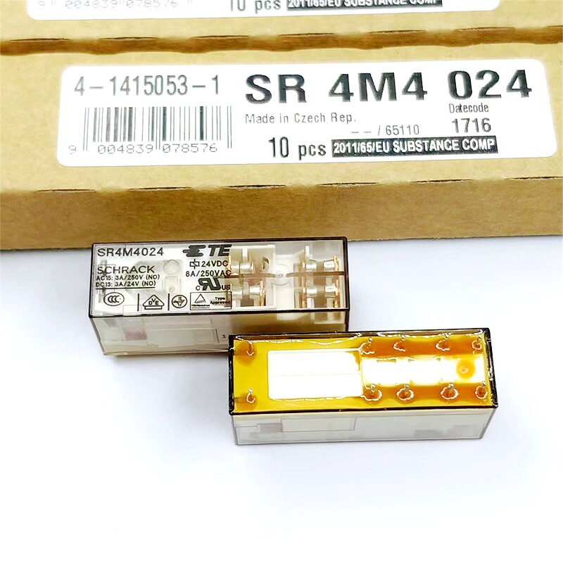 全新原装电梯专用TE SR4M继电器