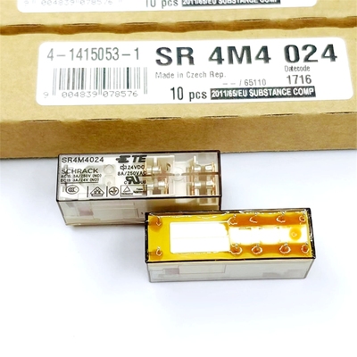 全新原装电梯专用TE SR4M4024 24VDC泰科安全继电器4-1415053-1