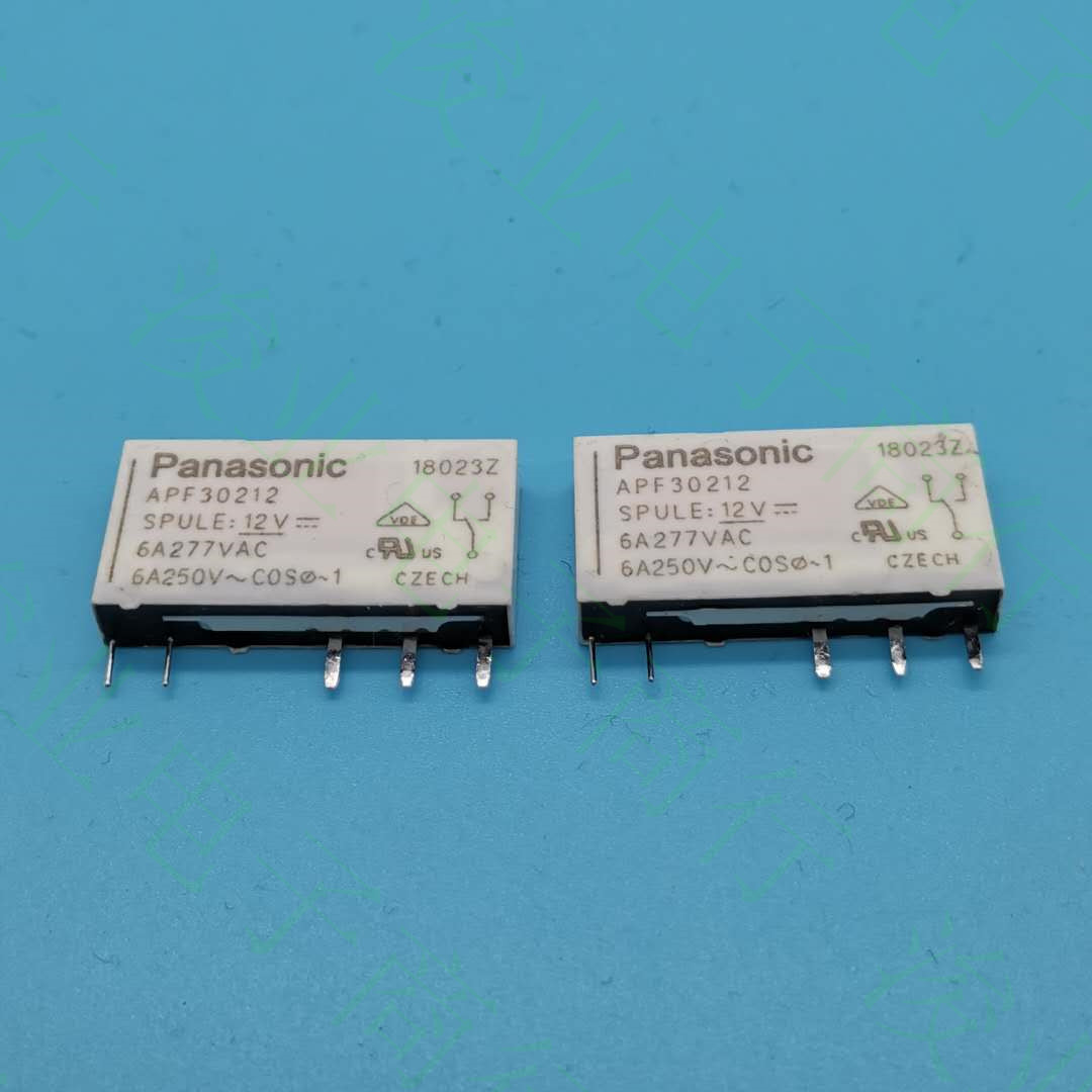 全新现货APF30212 12VDC松下6A/250VAC 转换型继电器5脚