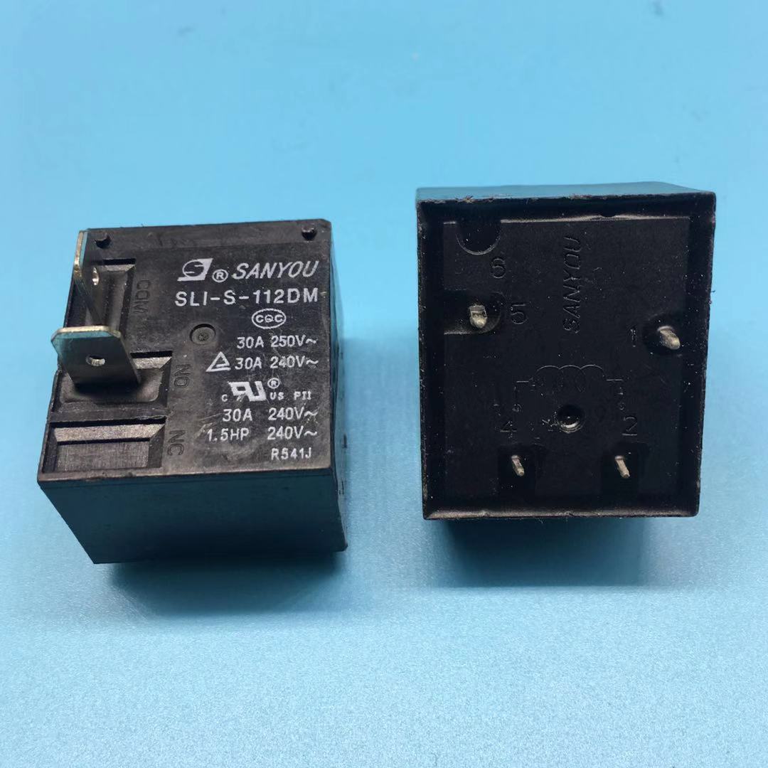 Rel&eacute; SANYOU SLI-S-112DM 12V 30A - - Rob&oacute;tica E Eletr&ocirc;nica