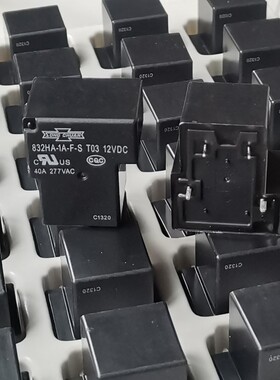 全新原装 松川功率继电器 832HA-1A-F-S T03 真品 12VDC 40A 现货