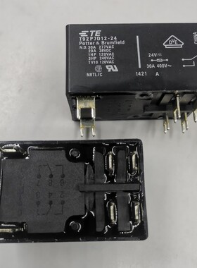 T92P7D12-24全新TE泰科空调12V30A冰箱24V功率继电器T92S7D12-24