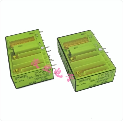 SIR222 21VDC进口瑞士继电器 原装拆机件测试好21V 10脚现货9.5新