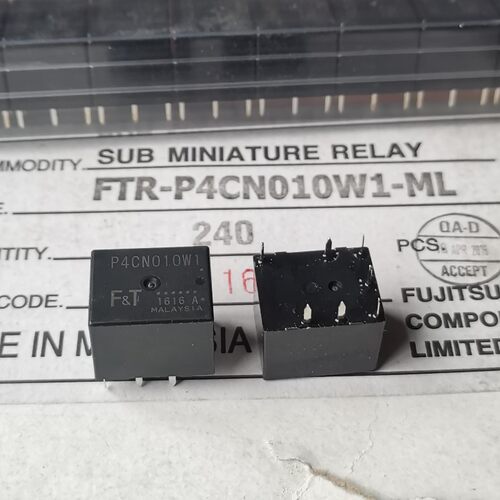 进口全新原装P4CN010W1 10VDC 7脚 FT汽车继电器FTR-P4CN010W1-ML