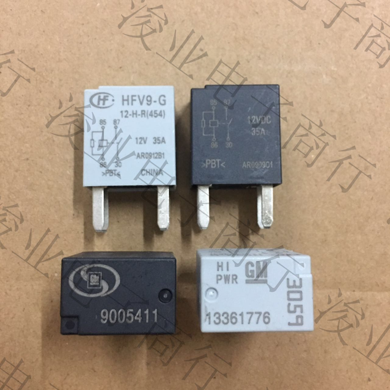 全新散装HFV9-G-12-H-R(454) 35A 13361776油泵空调12V汽车继电器