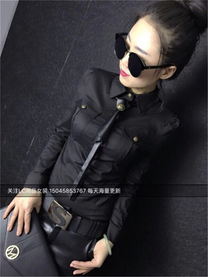 长袖棉料打底衫春季百搭修身套头