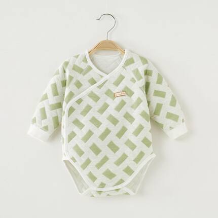 新生儿无骨加厚包屁衣春秋冬宝宝衣服纯棉婴儿连体衣长袖三角哈衣