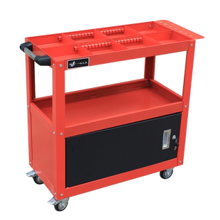 三层手推工具车电动汽车修理车间用周转装配加厚刀柄置物收纳架子