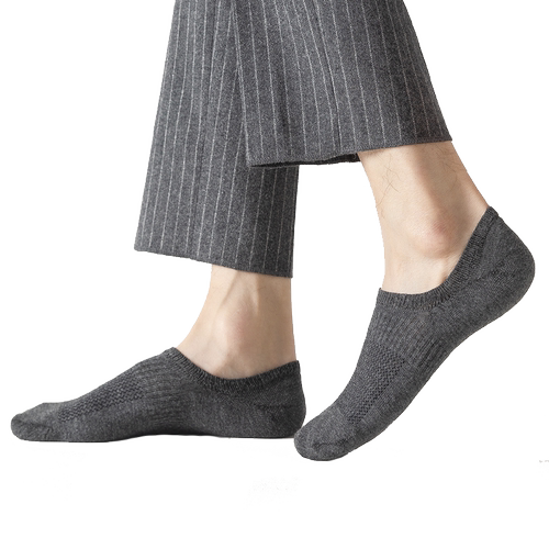浪莎船袜男纯棉防滑不掉跟防臭透气浅口隐形袜子运动短袜夏季薄款