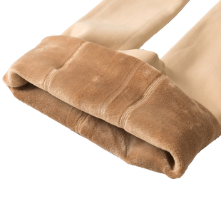 浪莎踩脚打底裤加绒女连裤袜中厚春秋冬款薄绒黑肉色加厚丝袜秋季