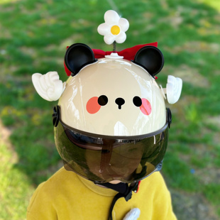 2024新款 通用摩托车安全帽3一6夏季 儿童电动车头盔女3c认证四季