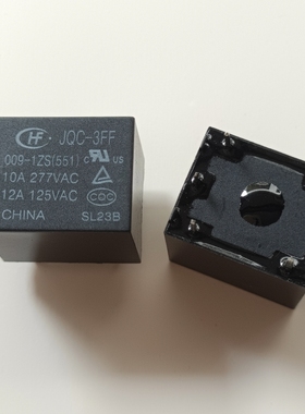 宏发继电器 T73 JQC-3FF-009-1ZS (551) 10A 5脚 一组常开