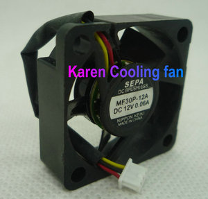 原装日本SEPA 3cm MF30P-12A 3010 DC12V 0.06a 散热风扇HZDO