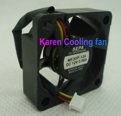 原装日本SEPA 3cm MF30P-12A 3010 DC12V 0.06a 散热风扇HZDO